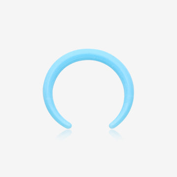 Bio-Flexible Soft Touch Septum Retainer-Light Blue